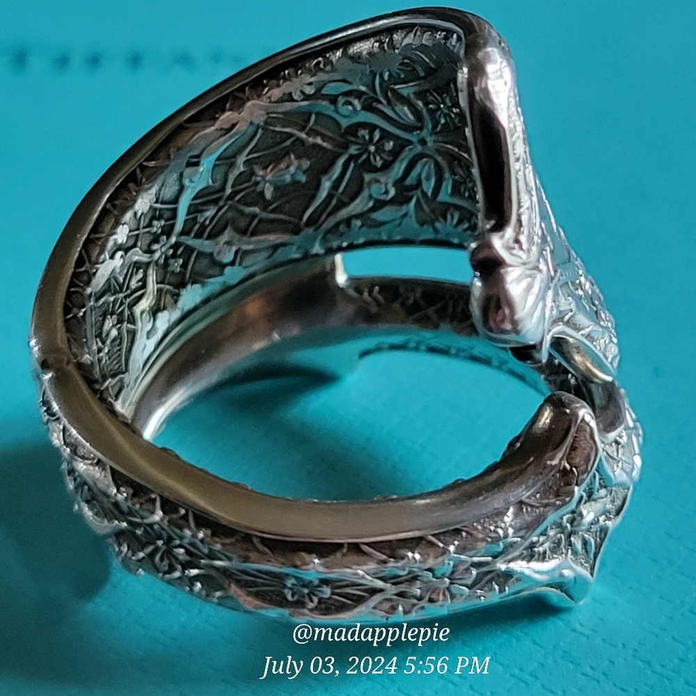 1872 Tiffany & Co. Persian Nut Pick Ring Sterling Silver Luxury Vintage #155 - Picture 7 of 15